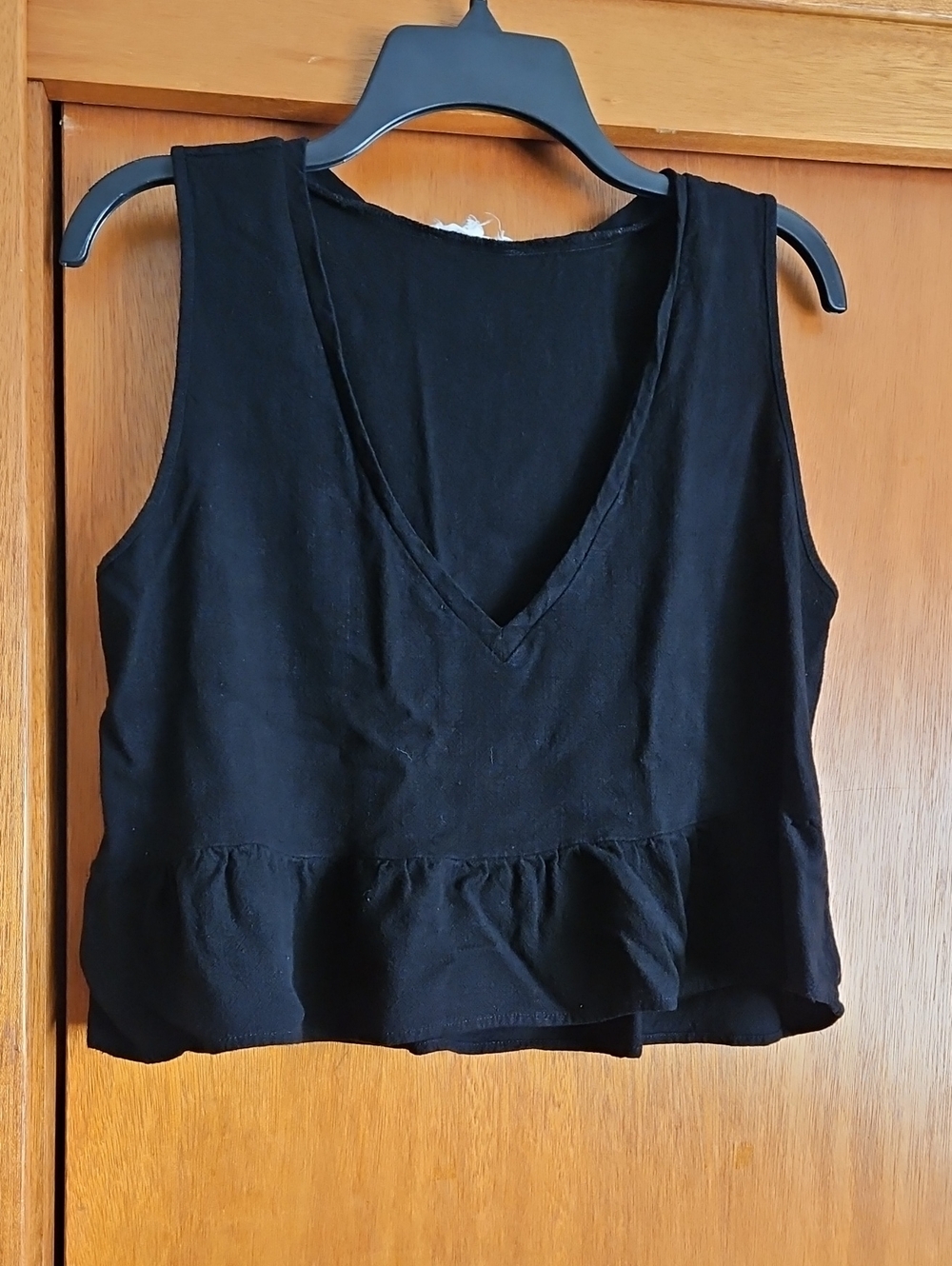 Deep V-neck Top Sz Large
